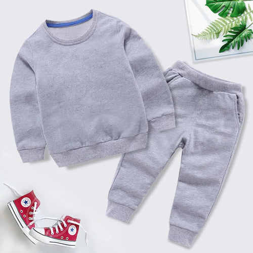 children's كاجوال fashionable sports leisure بدلة 100% cotton أكمام طويلة pants for أولاد and بنات toddler