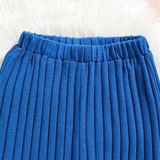 children's كاجوال ستايل clothing for بنات age 8-12 ربيع جديد أكمام طويلة jacket bell pants solid logo طقم قطعتين
