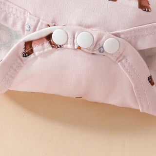 christmas cute fawn baby بنت طويل-sleeved baby rompers with velvet back belt جيب fall شتاء 3pcs بدلة