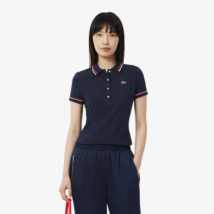 قميص بولو جيرسيه بقصة ضيقة L.12.d Lacoste