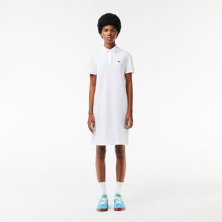 فستان بولو نسيج بيكيه للنساء Lacoste