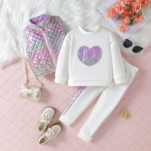 european american cross-border كاجوال three piece طقم diamond line waistcoat cloth embroidered round-neck sweater خريف شتاء