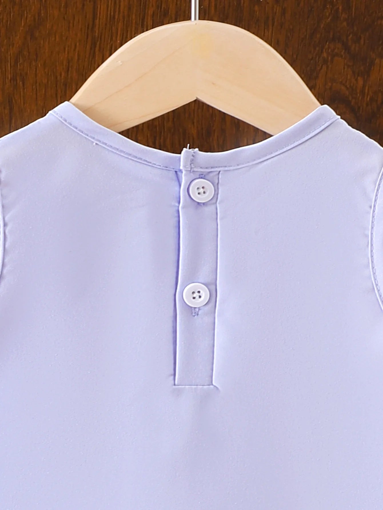 european and american بنات' صيف جديد blue بدون أكمام توب and pants 2-piece طقم
