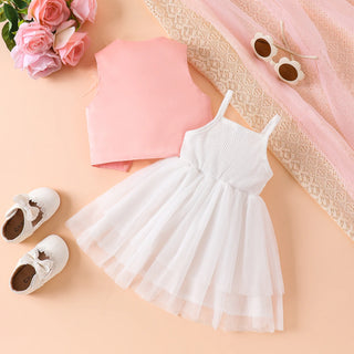 explosions صيف baby three-dimensional flower بدلة coat تل فستان custom logo cute ستايل age group for toddlers ruffle