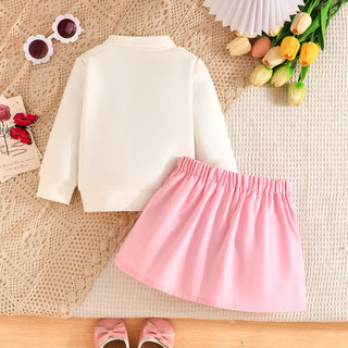 fall/شتاء جديد baby بنت أميرة فستان exquisite butterfly print أكمام طويلة توب with fashion بليسيه جيب كاجوال ستايل