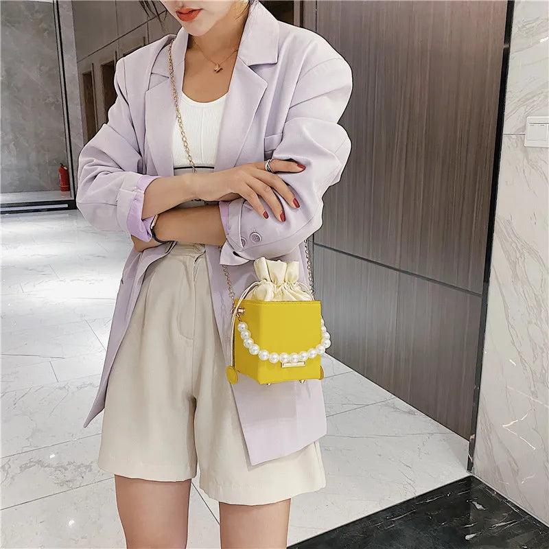 شنطة كتف فاخرة للنساء - Fashion Girl Purse Small Messenger Mini