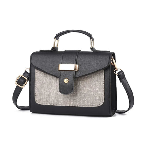 شنطة سهرة شيك للنساء - Fashion Women's Pu Leather Shoulder Hand