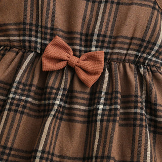 بنات' كاجوال أكمام طويلة طقم قطعتين solid pattern foreign-ستايل فستان بدلة for صيف little kid's خريف أطفال'