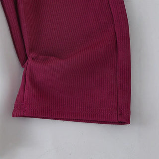 بنات' كاجوال بدلة صيف جديد بنات' baby knitted فيست paired with solid color pants طقم قطعتين