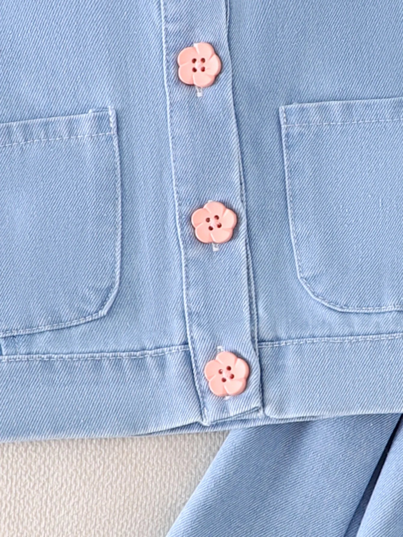 بنات كاجوال صيف clothing طقم season's جديد بدون أكمام توب with elastic بليسيه جيب children's دينم بدلة