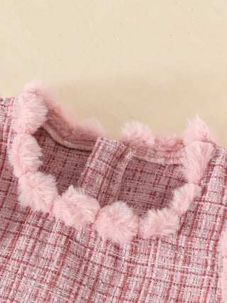 بنات فستان شتاء thickened ستايل غربي ستايل children فيست جيب بدلة بنات خريف and شتاء coat جيب