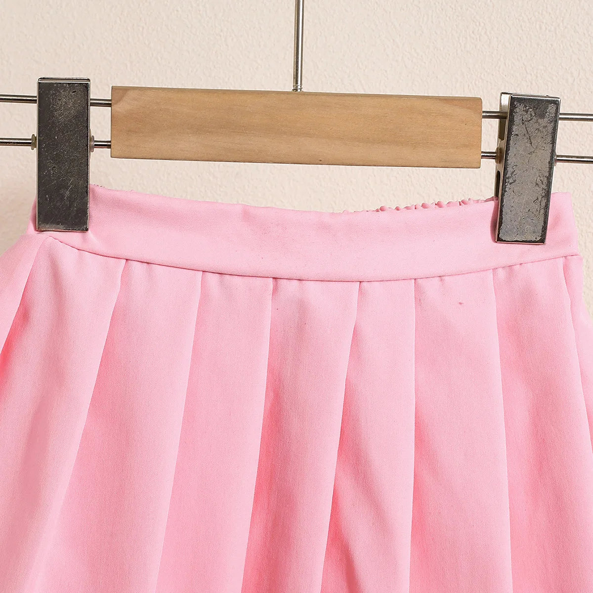 بنات' صيف كاجوال academic ستايل توب بليسيه جيب طقم black بدون أكمام satin floral pink korean ستايل غربي inspired cotton