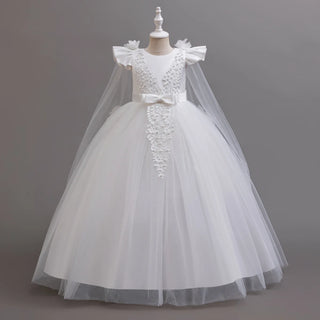 أميرة فستان for بنات elegant wedding flower بنت table performance with pearls customizable odm for children