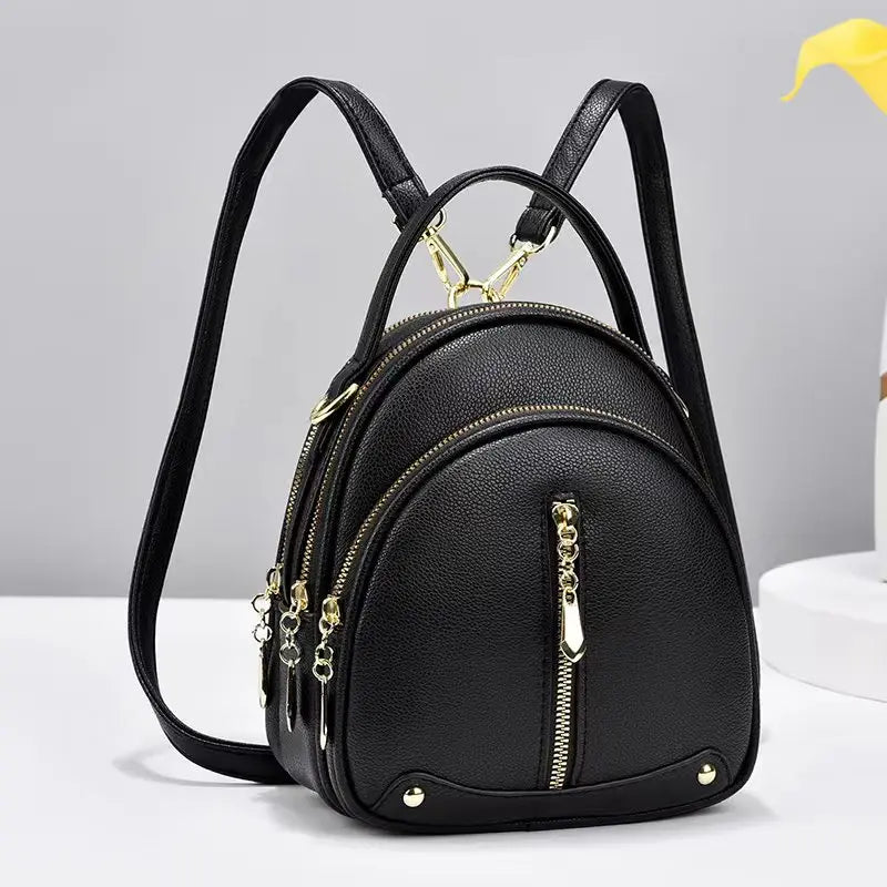 شنطة جلد كاجوال للنساء - Backpack Female New Backpacks for Women