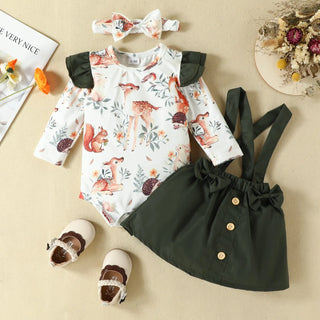 unisex newborn baby rompers طقم بنات bodysuit romper & جيب woven fabric for ربيع خريف season