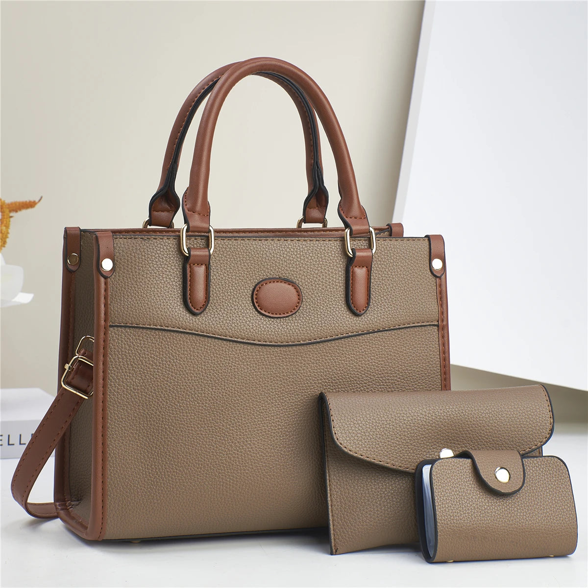 شنطة كتف عصرية للنساء - 2024 Fashion Ladies Shoulder Bags Set La