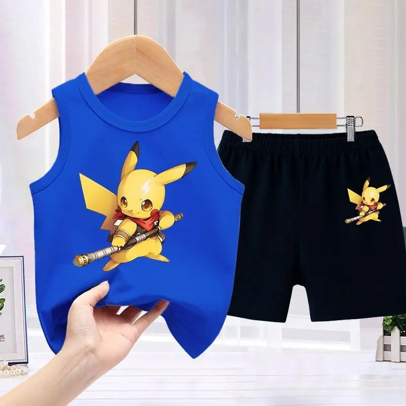 spider-man طقم قطعتين for أولاد صيف sports فيست shorts formal-كاجوال cotton print baby fashion أولاد' sports shirt shorts