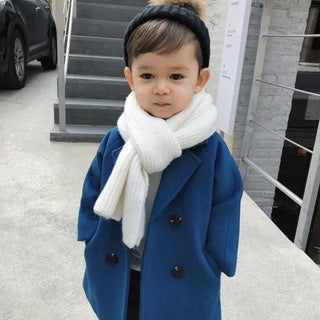 children clothing children woolen coat 2024 خريف ستايل ولد baby handsome coat small and medium children طويل korean version