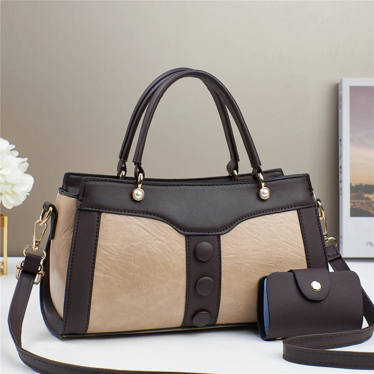 شنطة نسائية ترند للنساء - 2025 Wholesale Fashion Lady Bags Set Ne