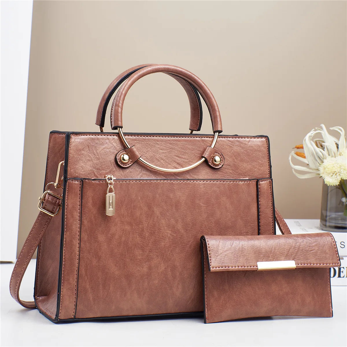 شنطة نسائية عصرية للنساء - 2025 Fashion Ladies Shoulder Bags Set La