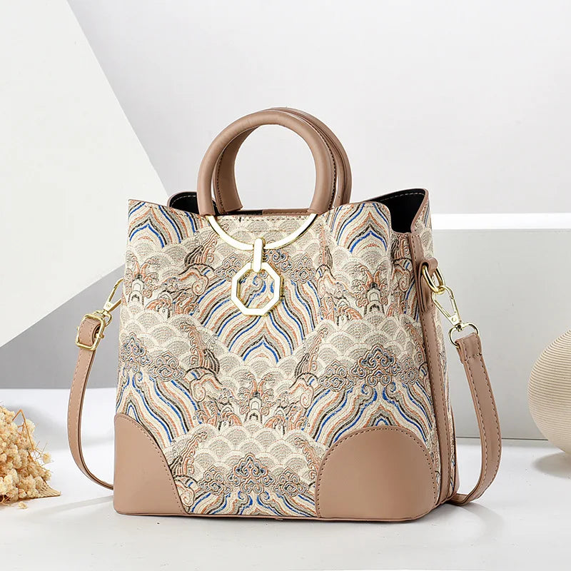 شنطة كتف أنيقة للنساء - New Wholesale Luxury Leather Fashion Qui