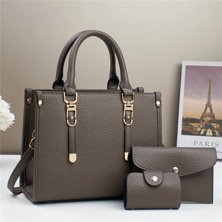 شنطة سهرة ترند للنساء - New Wholesale Luxury Women Bags Set Bran