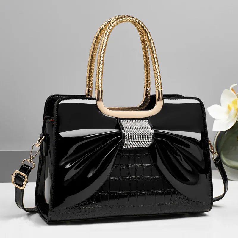 شنطة نسائية كلاسيك للنساء - 2025 Wholesale Pu Leather Glossy Women B