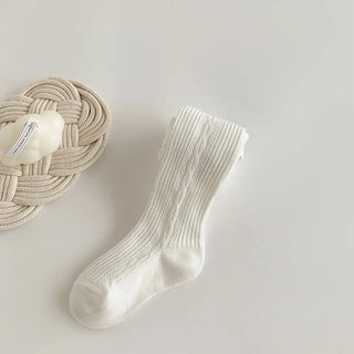 wholesale children's ربيع خريف solid color bow leggings baby bottoms anti-slip knitted technique كاجوال ستايل for بنات