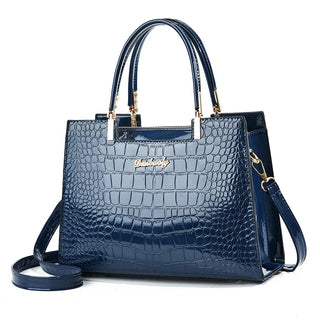 شنطة سهرة فاخرة للنساء - 2024 Solid Color Alligator Pattern Hand