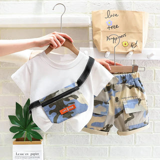 high quality korean ستايل صيف أكمام قصيرة shorts طقم for أولاد أطفال comfortable cute cartoon print