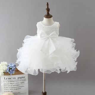 جديد أميرة فستان puff layered جيب little children flower بنت فستان birthday party evening فستان for 1-6year
