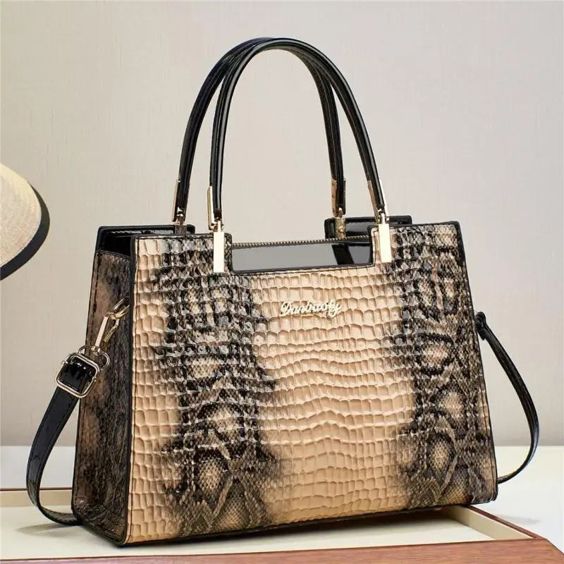شنطة كتف عصرية للنساء - Women Tote Bags for Women PU Leather Lad