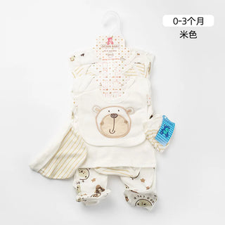 100% cotton unisex bodysuit gift 8pcs طقم baby infants clothing romper boutique newborn baby babi clothes sets 0-3 months