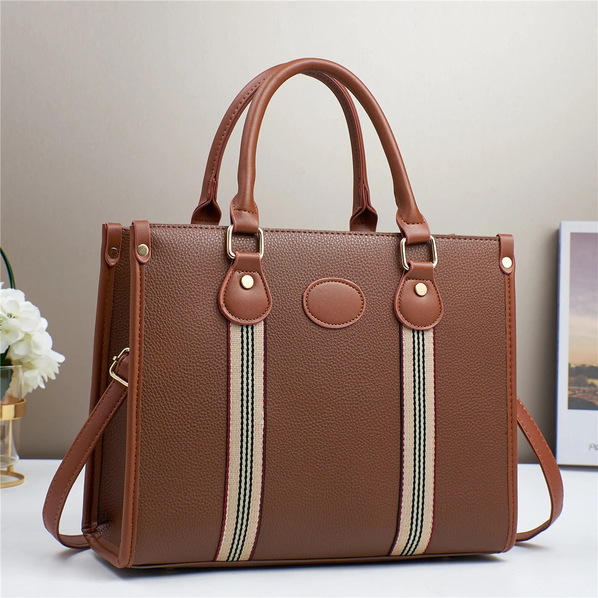 شنطة كتف شيك للنساء - New Wholesale PU Leather Fashion Quilted