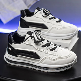 سنيكر رجالي - أبيض – تهوية مريحة، نعل مقاوم للانزلاق