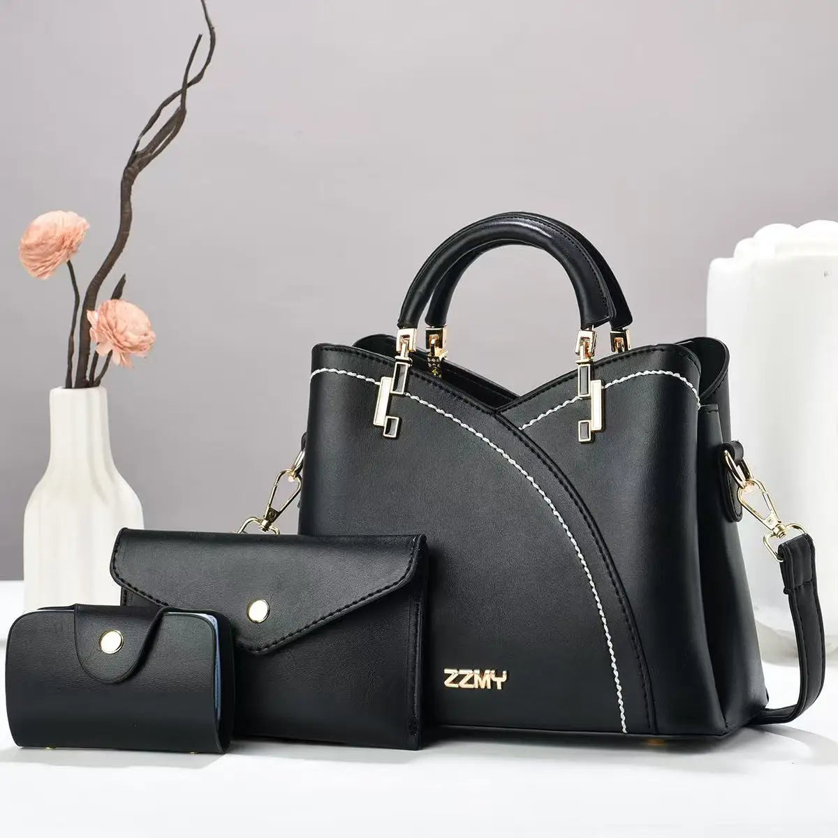 شنطة يد عملية للنساء - Elegant Simple Large Capacity Women Hand