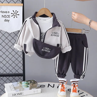 خريف جديد أولاد baby children طقم كاجوال collar أكمام طويلة high quality two-piece أطفال wear custom print 3d logo for toddlers