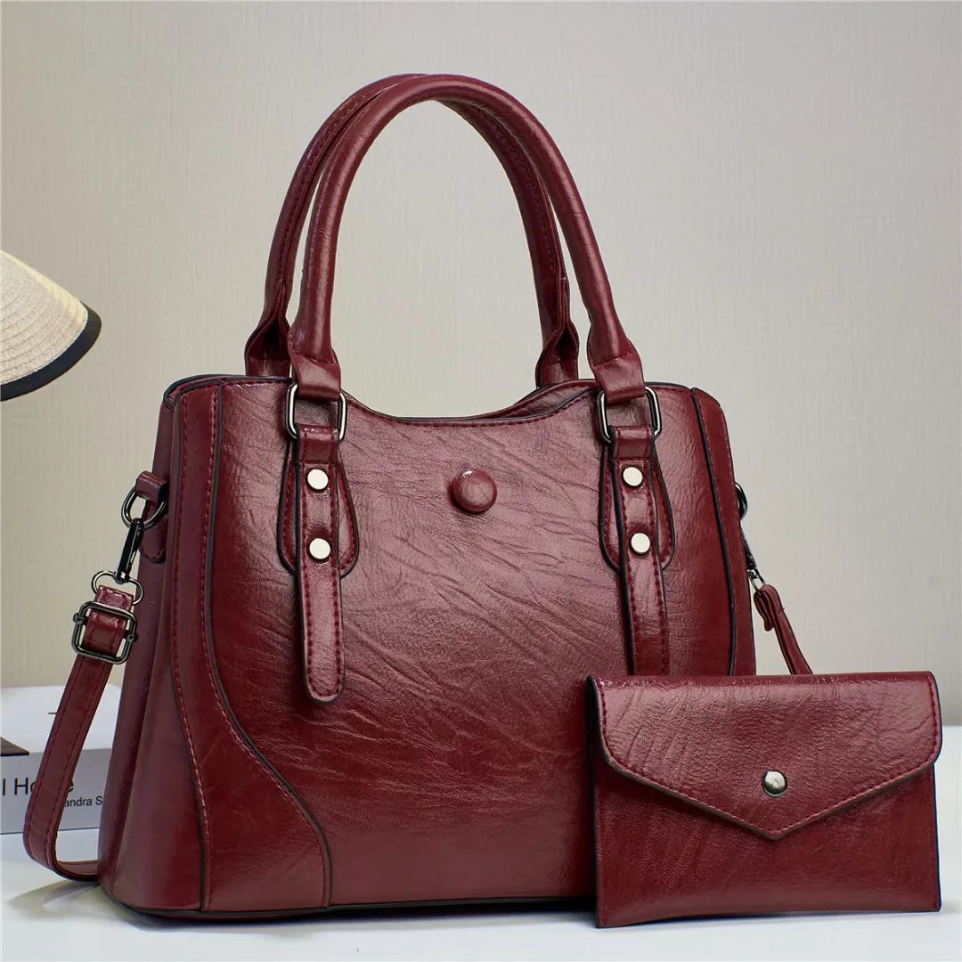شنطة كتف شيك للنساء - New Wholesale Luxury Leather Fashion Qui