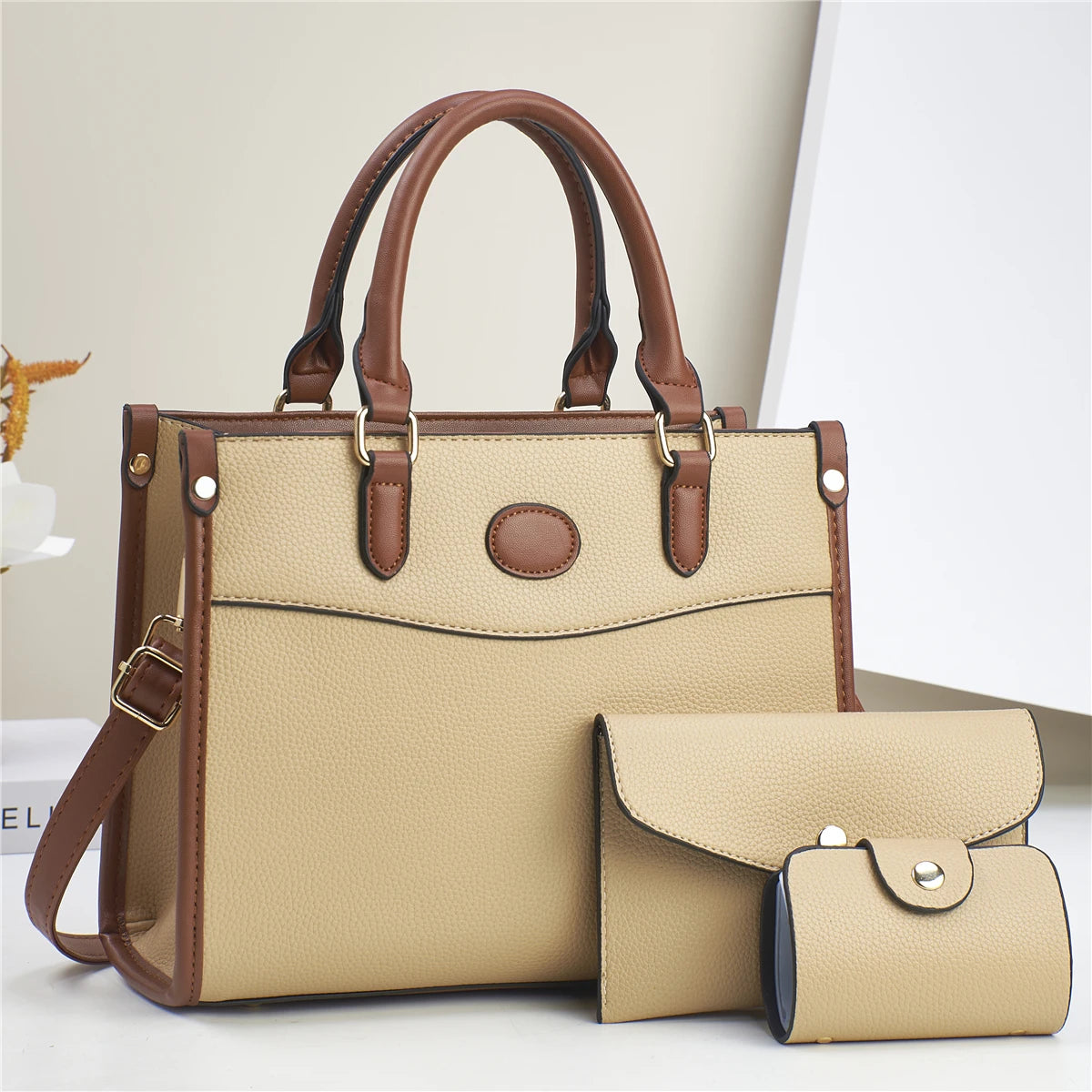 شنطة كتف عصرية للنساء - 2024 Fashion Ladies Shoulder Bags Set La