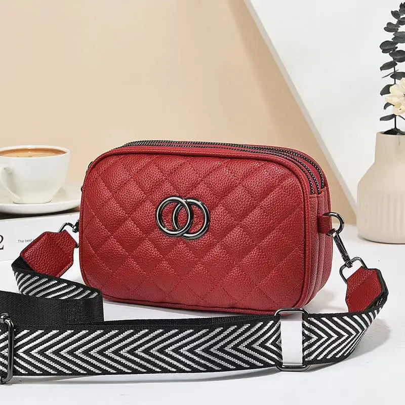 شنطة صغيرة فاخرة للنساء - Hot Selling Woman Shoulder Bags PU Leath