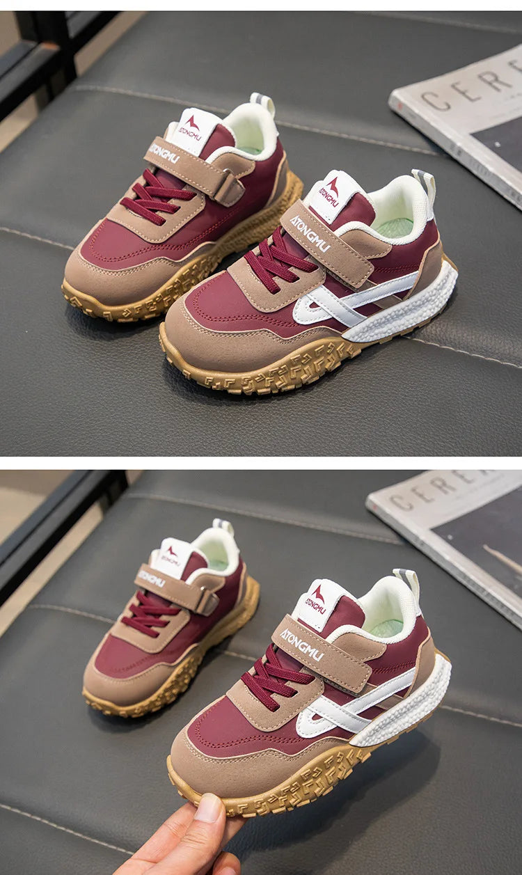 موضة 2025 ربيع جديد fashionable and handsome sports shoes for أولاد and بنات comfortable ناعم soled children's shoes