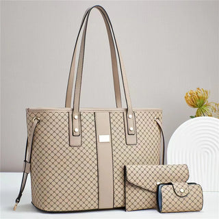شنطة يد شيك للنساء - Wholesale 2025 PU Leather 3 Pieces Bags