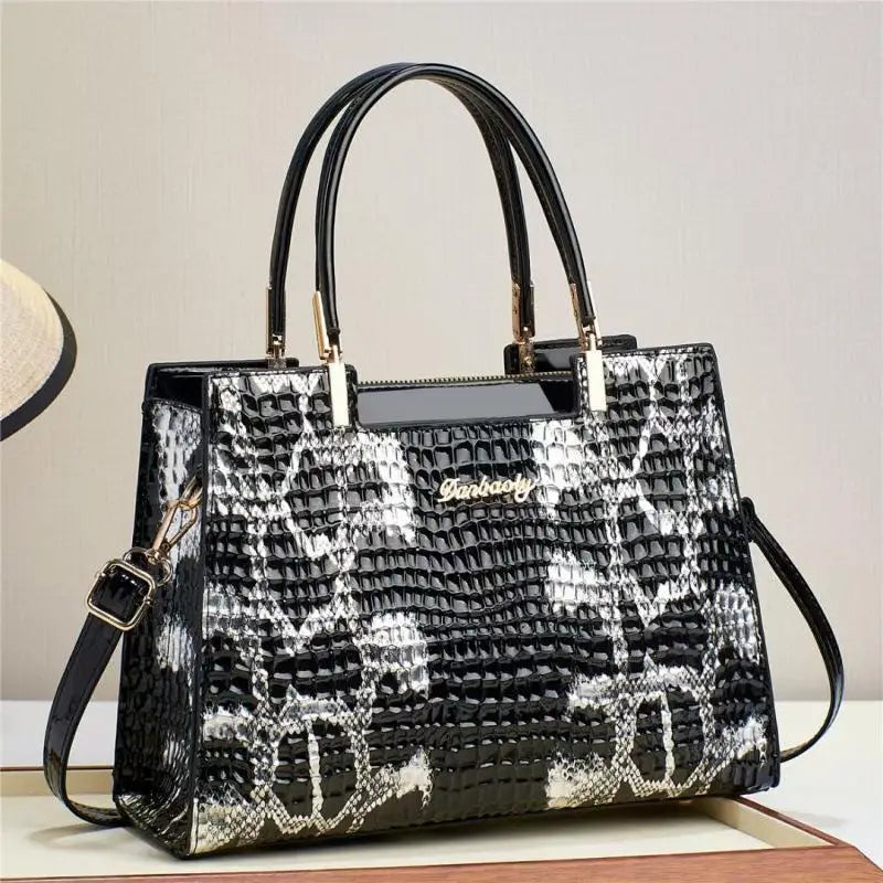 شنطة كتف عصرية للنساء - Women Tote Bags for Women PU Leather Lad