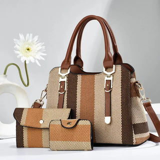 شنطة كتف كاجوال للنساء - 2024 Bags Set New Designer Purses High Q