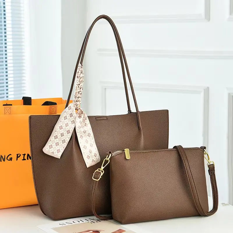 شنطة صغيرة عملية للنساء - 2025 Large Capacity Ladies Tote Bags Set