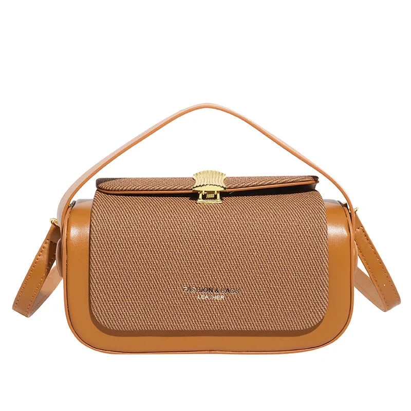 شنطة نسائية كلاسيك للنساء - 2025 New Texture Light Luxury Women's Ha