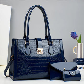 شنطة كروس مميزة للنساء - 2025 New PU Leather 3 in 1 Women Bags Se