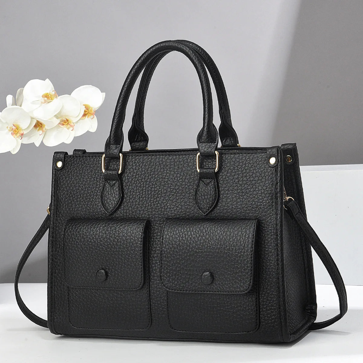 شنطة جلد عملية للنساء - 2025 Wholesale Fashion Women Hand Bags T