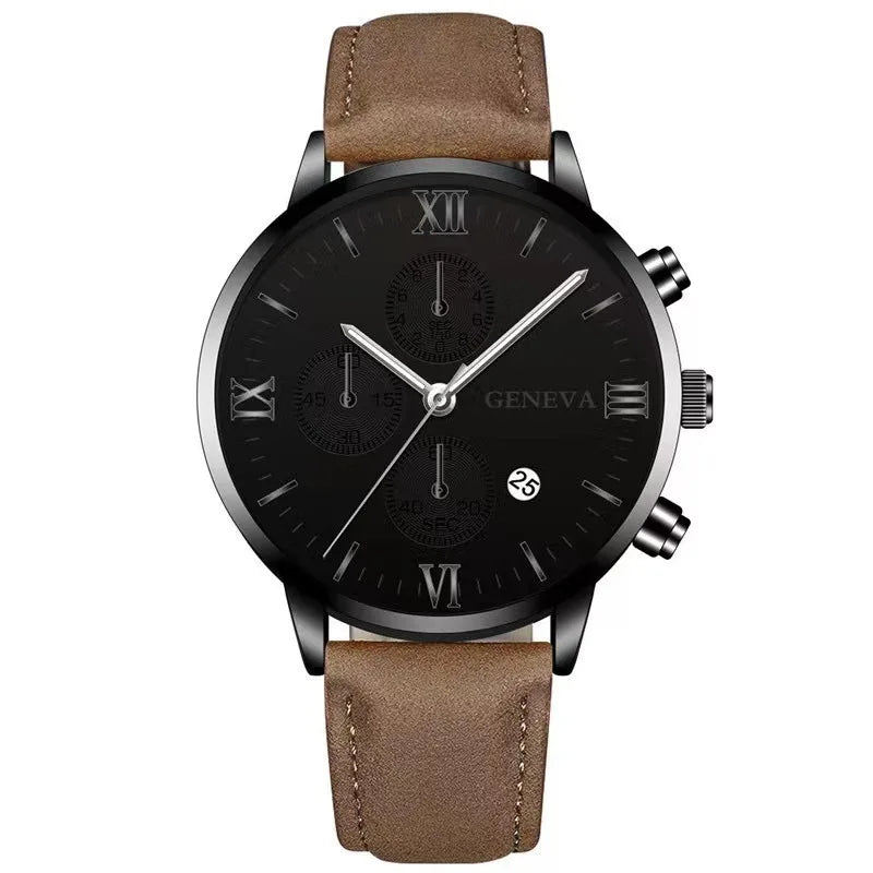 شنطة صغيرة عصرية للنساء - 2025 Fashion Leather Man Wrist Watch Ban