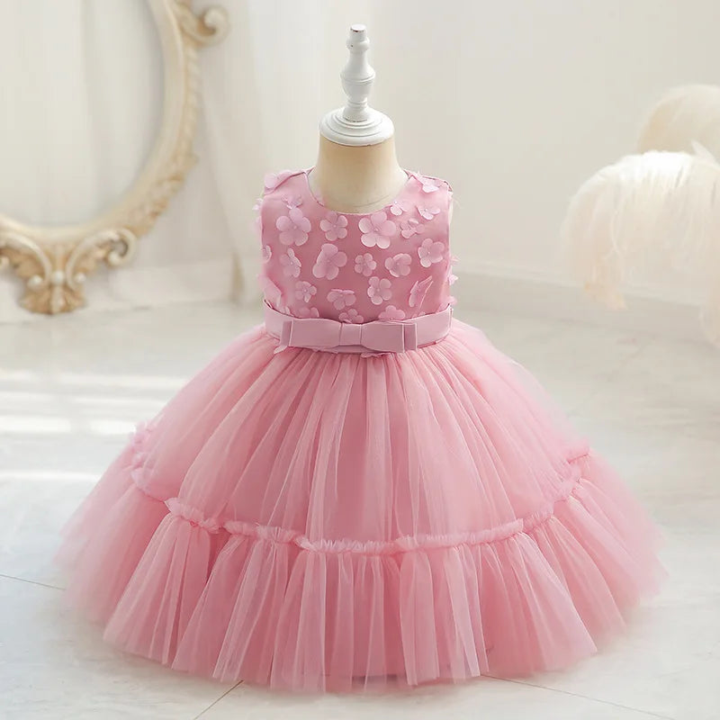 floral بنات أميرة فستان for صيف children's sweet temperament stage performance studio photographs birthday party فستان